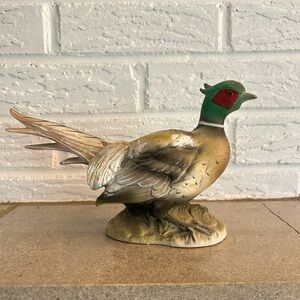 Vintage pheasant planter